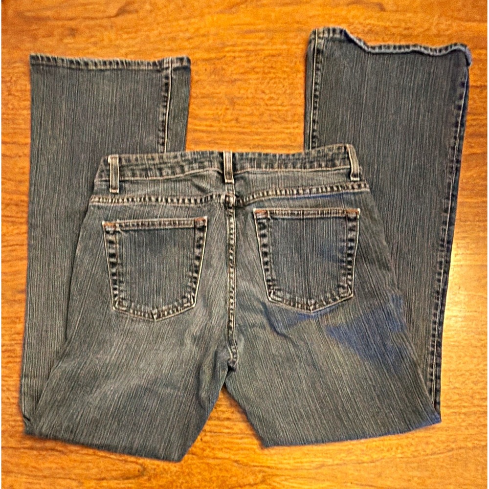 Y2K GAP Flare Stretch Women Jeans 10 Regular Medium Wash Denim Bellbottom Boho
